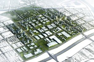 北京市亦莊經濟開發(fā)區(qū)數(shù)字電視產業(yè)園概念規(guī)劃設計圖